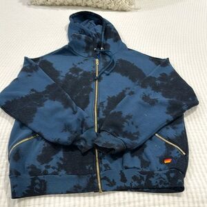 Aviator Nation hand dyed hoodie